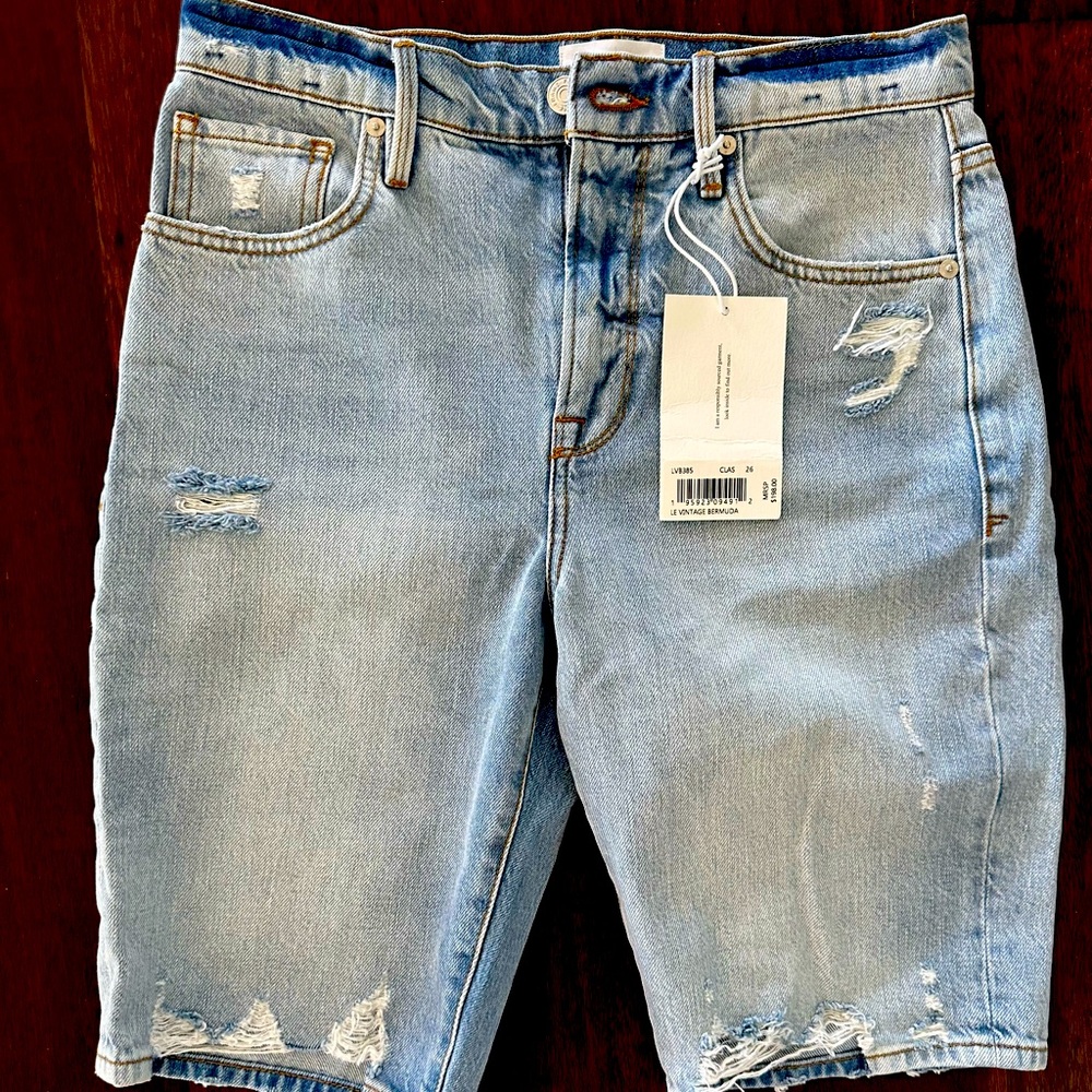 Frame denim Bermuda shorts from Intermix